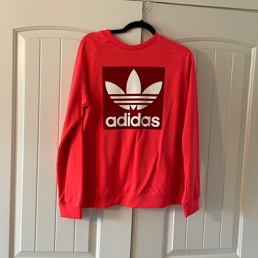 Size L neon adidas sweatshirt